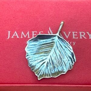 James Avery fall leaf pendant